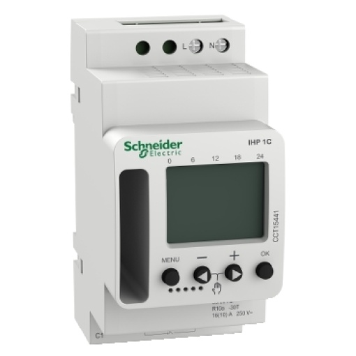 Acti 9 IHP 1C w 24h7d programmable time switch