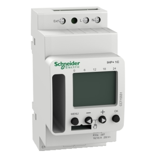 Acti 9 IHP 1C 24h7d SMARTw programmable time switch