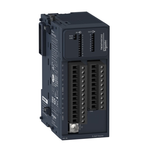 Modicon TM3 - 2  HSC module, Event management, 10 inputs, 8 outputs screw