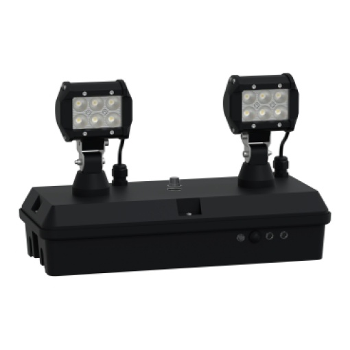 Emergency luminaire, Exiway Smartduo, Activa, non maintained, 1 h, 2 x 1200 lm