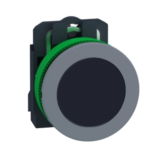 Preto  botão flush  1na  cor cim
