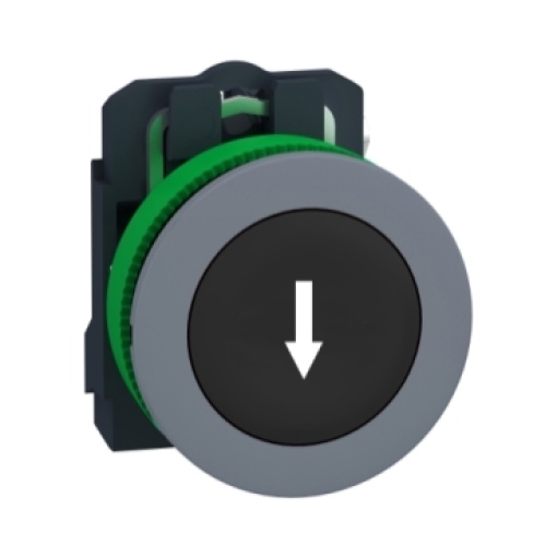 botão flush  1na com seta preto marcação