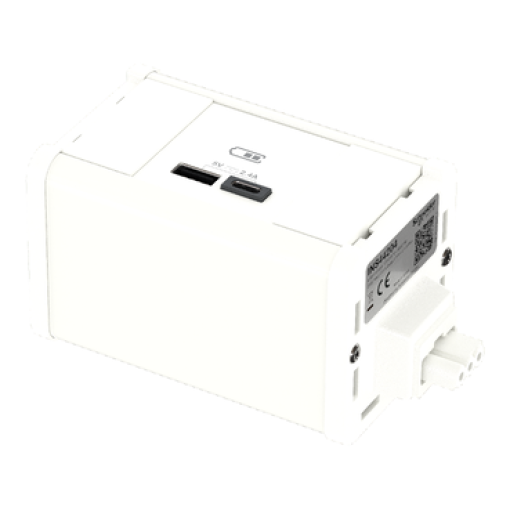 Nova Unica system - Módulosulo Carregador USB A e C Branco