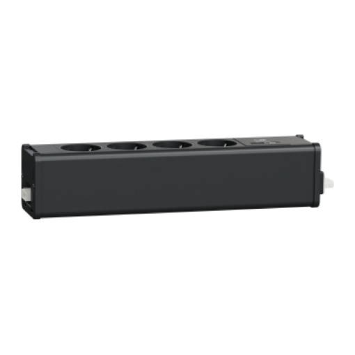 Nova Unica system - Módulos 4 2PT  USB A e C Antracite