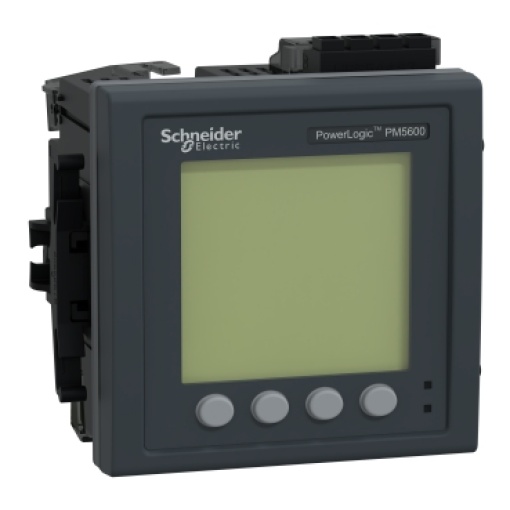 PowerLogic Contador de medida PM5660, 2 Ethernet, até 63H, 1.1Mb, RCM, 4DE2DS 52 alarmes