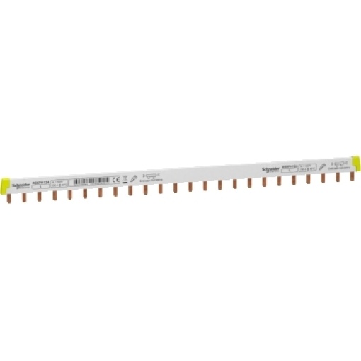 Acti 9 - barramento pente - 1L - passo 18 mm - 24 módulos - 100A