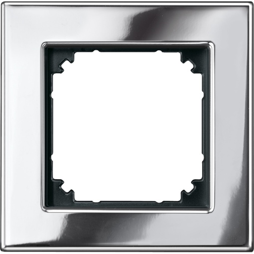 Quadro, metal Merten M-Plan, 1 elemento, cromado