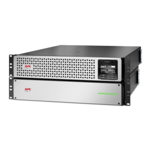 APC Smart-UPS On-Line, 1500 VA, íons de lítio, montagem em rack 4U, 230 V, 8 tomadas C13 IEC, placa de rede, autonomia prolongada, kit de trilhos
