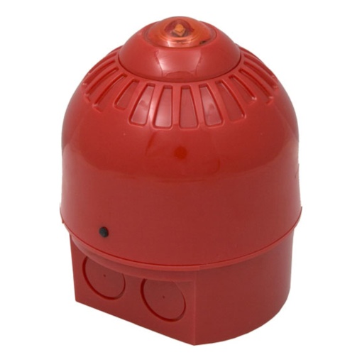 Beacon, ESD-5007, base profunda, flash vermelho, montagem no teto