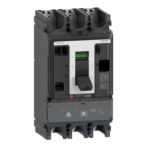 ComPacT DISJUNTOR NSX630S 100kA CC 3P 500A TMD