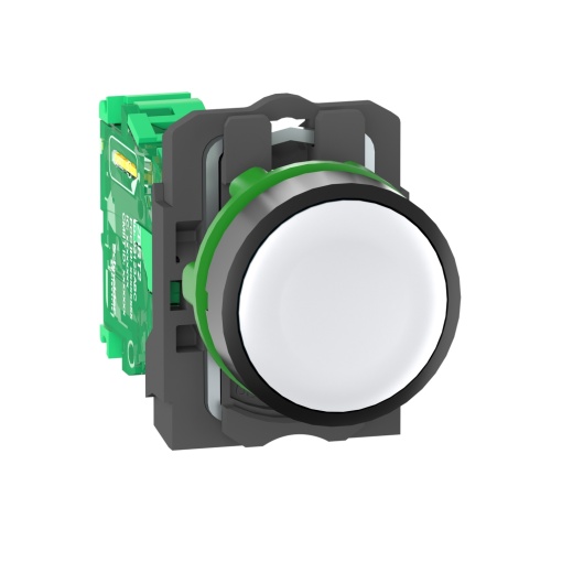 Botão wireless auto-alimentado - branco