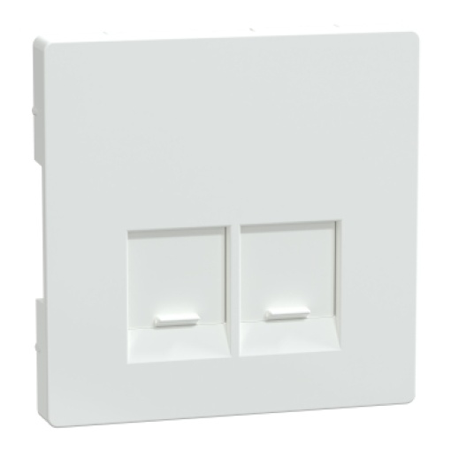 D-Life - Centro de tomada RJ45 dupla - Branco