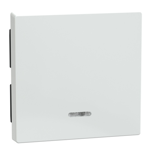 M-Elegance - Tecla simples com visor - Branco ativo