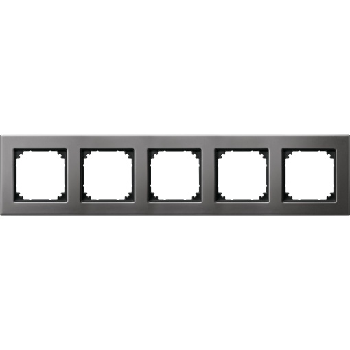M-Elegance - Quadro 5 elementos - Metal cinzento