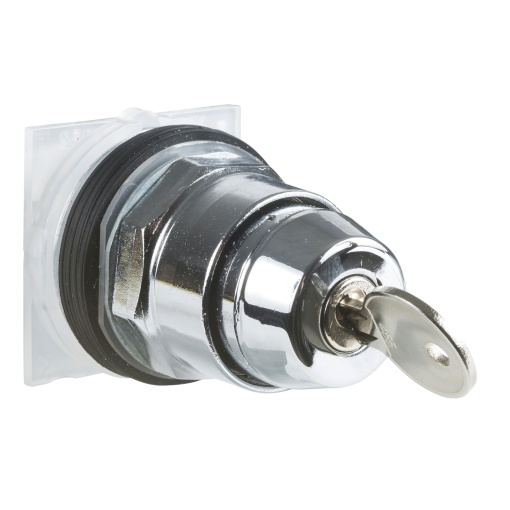 Selector switch ø 30 - 2 position - key operated - ronis 455 - leftright-he