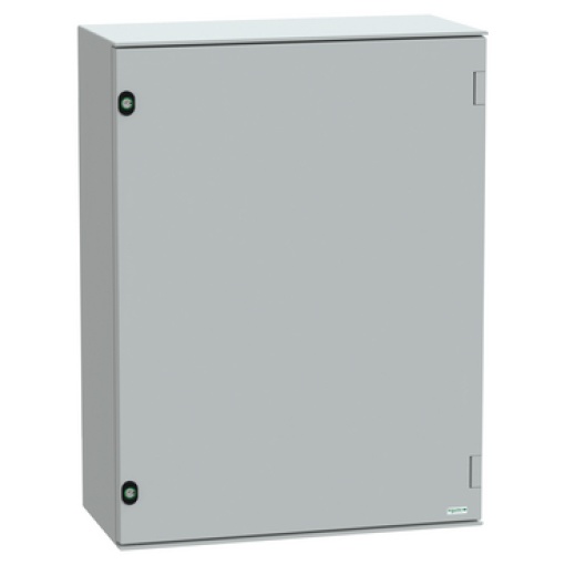 wall-mounting encl. polyester monobloc IP66 H847xW636xD300mmbakelite mount.pl.