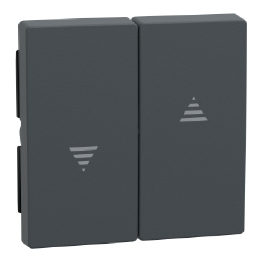 Tecla, Merten System M, para interruptor e botão de estores, antracite