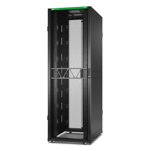 Rack de servidor APC NetShelter SX de 2ª geração, 48U, 2258H x 750W x 1070D mm, com laterais, preto