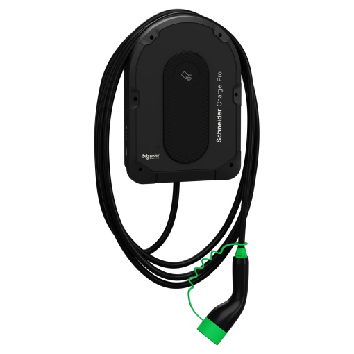Estação de carregamento, Schneider Charge Pro, 1P-3P, 1x cabo Att., 7,4-11-22 kW, 16-32 A