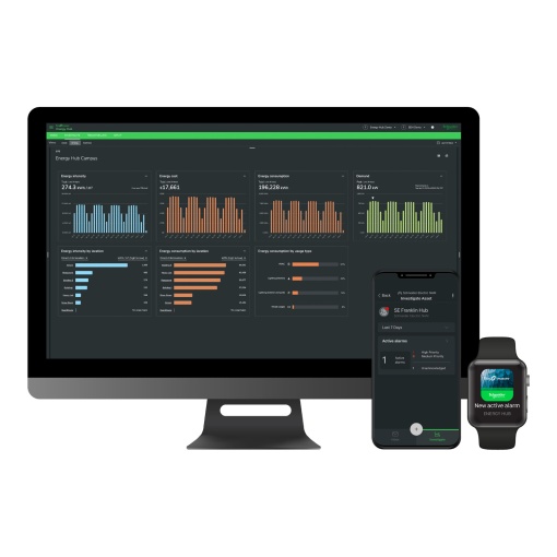 Subscrição anual EcoStruxure Energy Hub API