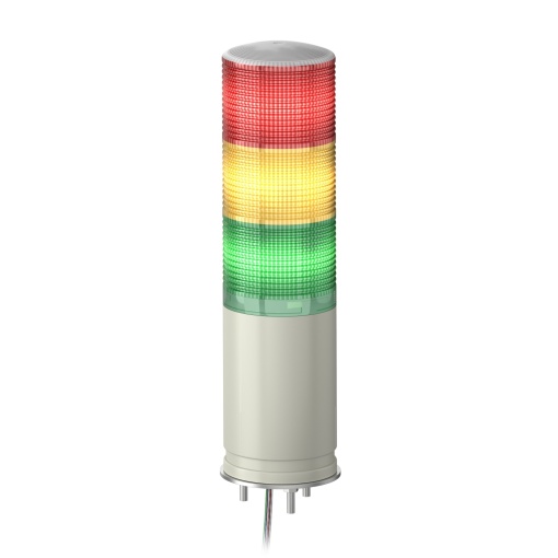 Baliza de sinalização monolítica, Harmony fácil XVG, 60mm, verde laranja vermelho, luz fixa, montagem na base, IP53, 220...240V CA