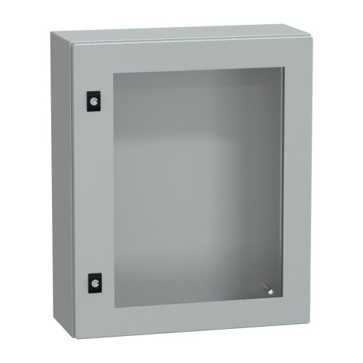 Spacial CRN tspt door wo mount.plate. H600xW500xD200 IP66 IK08 RAL7035..