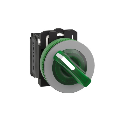 selector flush   luminosous verde 2 posições fijas 120 vca 1