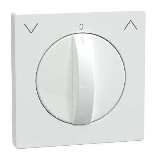 Tecla, Merten System Design, para comando rotativo de estores, branco lótus