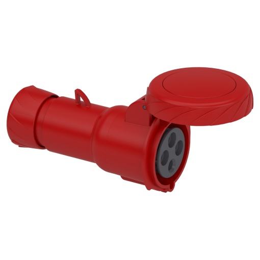 Tomada, Mureva PK, ligação rápida, 32 A, 3PE, 400 V, IP67