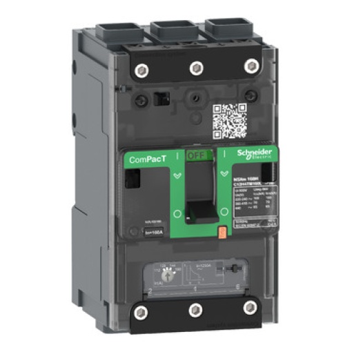 ComPacT DISJUNTOR NSXm100N 50kA CA 3P 100A TMD ELINK