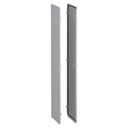 Painéis laterais, PanelSeT SFN, para aplicação no exterior do armário elétrico H2000 D600mm, fixação interna, RAL7035, conjunto de 2