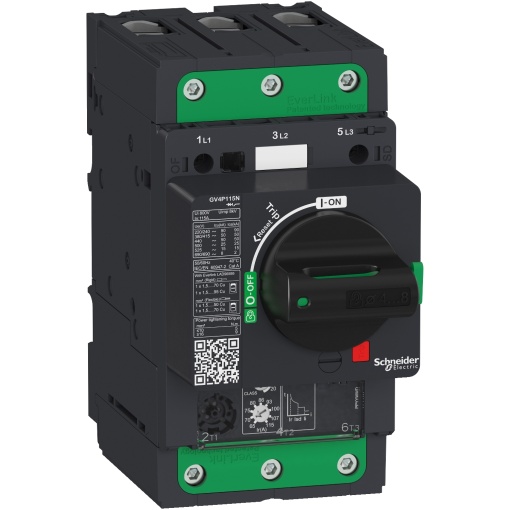 TeSys GV4 - disjuntor magneto-térmico - 115A 3P - con Everlink
