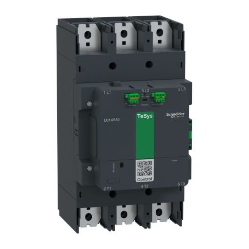 Contactor TeSys LC1G 630A 440V 3P AC3 Avançado 200-500V bobina CA-CC