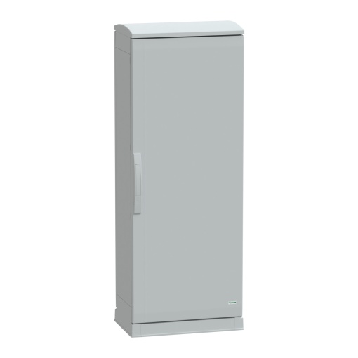 Floor standing encl.polyester vers.PLAZT wopen plinthcanopy 1250x500x320 IP44
