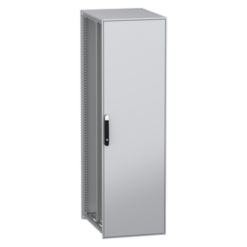 Armário elétrico modular de montagem no chão, PanelSeT SFN, aço descarbonizado,platina, 2000x600x800mm, IP55