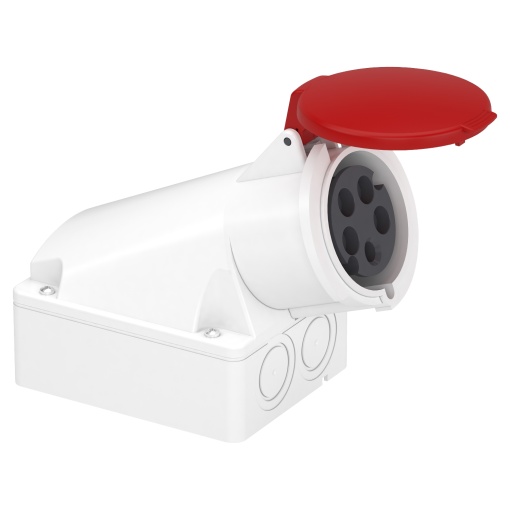 PratiKa industrial socket - 32 A - 3P  N  E - 380...415 V AC - IP44