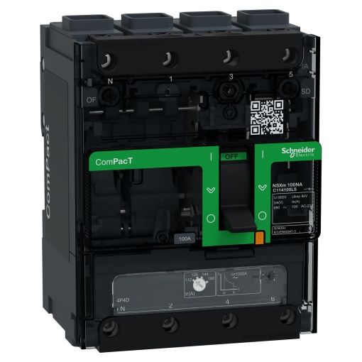 ComPacT INTERRUPTOR NSXm100NA CA 4P 100A  ELINK
