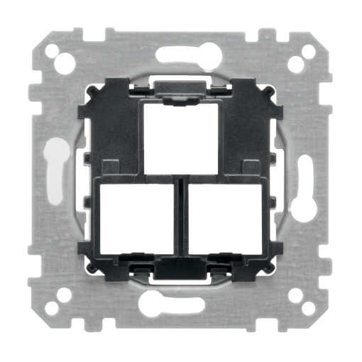 M-Elegance - Suporte para ligador 1 mód. 2 mód.