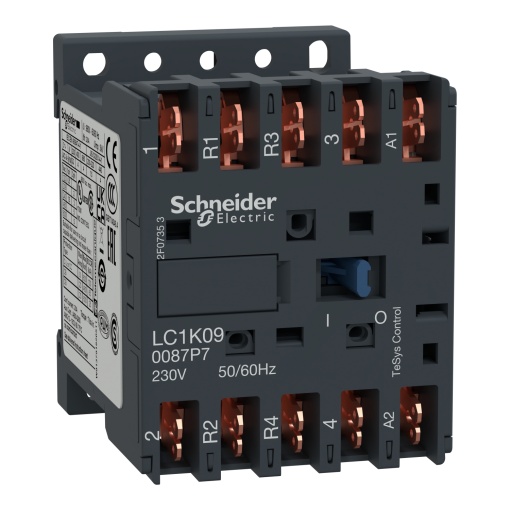 Contactor TeSys K - 4P2 NA2 NF - AC-1 -  440 V 20 A - 230 V bobina CA