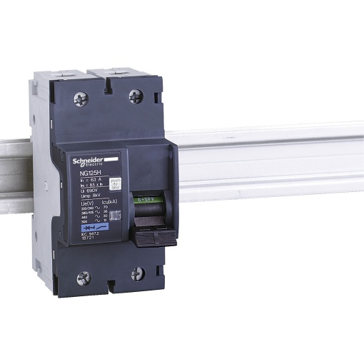 Miniature circuit-breaker, Acti9 NG125H, 2P, 10 A, C curve, 36 kA IEC 60947-2