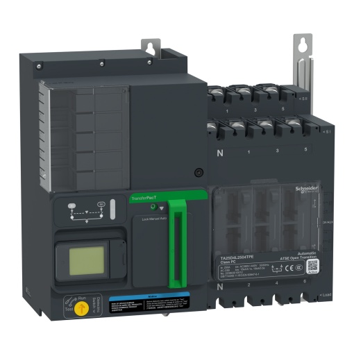 TransferPacT Active Automatic, 250A, 400V, 4P, tamanho 250A