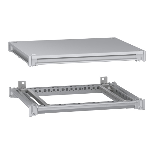 Estrutura inferior e superior, PanelSeT SFN, para invólucro elétrico W600 D500mm, cobertura incluída