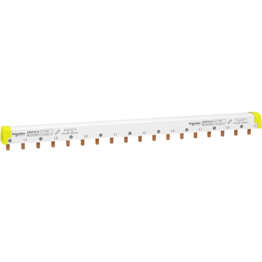 Acti9 - pente de ligação - 3LN equilibrada - passo de 18 mm - 18 módulos - 100 A