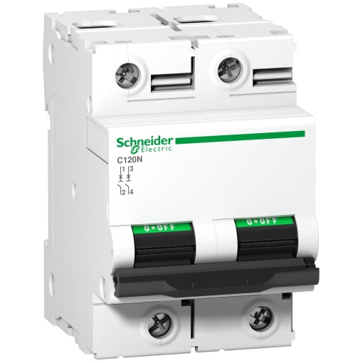C120N - circuit breaker - 2P - 80A - C curve