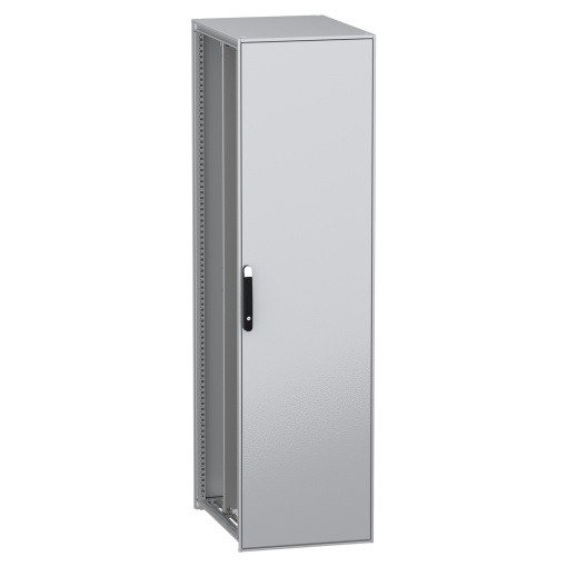 Armário elétrico modular de montagem no chão, PanelSeT SFN, aço descarbonizado,platina, 2200x600x800mm, IP55