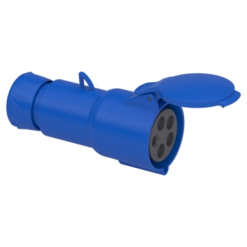 Tomada PratiKa - reta - 32 A - 3P  N  E - 200...250 V CA - IP44