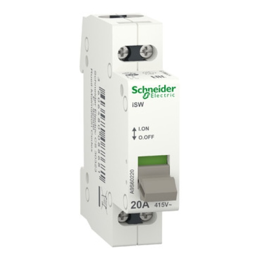 iSW - 2 pólos - 20 A - 415 V