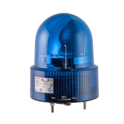 Espelho giratório pré-cabeado de ø 120 mm s campainha - azul - 24 v