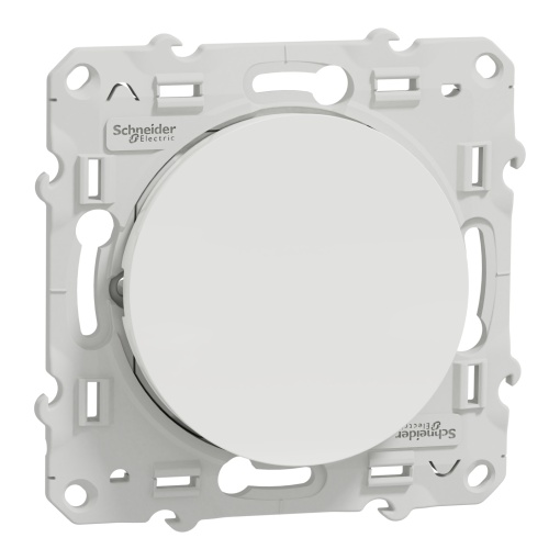 Odace - Comutador de escada - luminoso - 10A - Branco