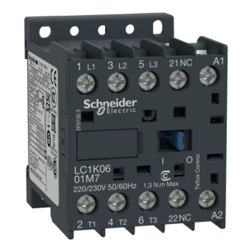 Contactor TeSys K - 3P3 NA - AC-3 -  440 V 12 A - 230 V bobina CA